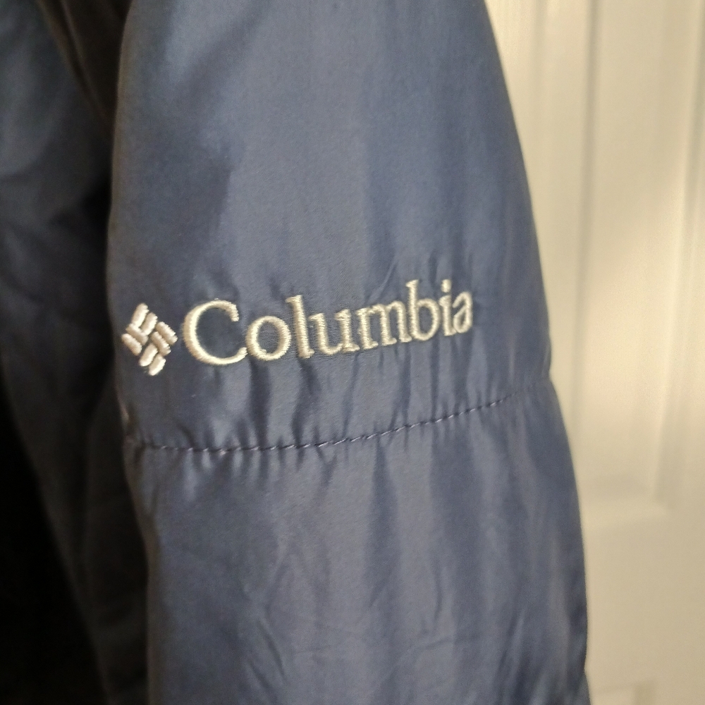 Columbia Women's Full Zip Quilted Insulated Jacket Blue Size small Omani-Tech - Picture 4 of 9